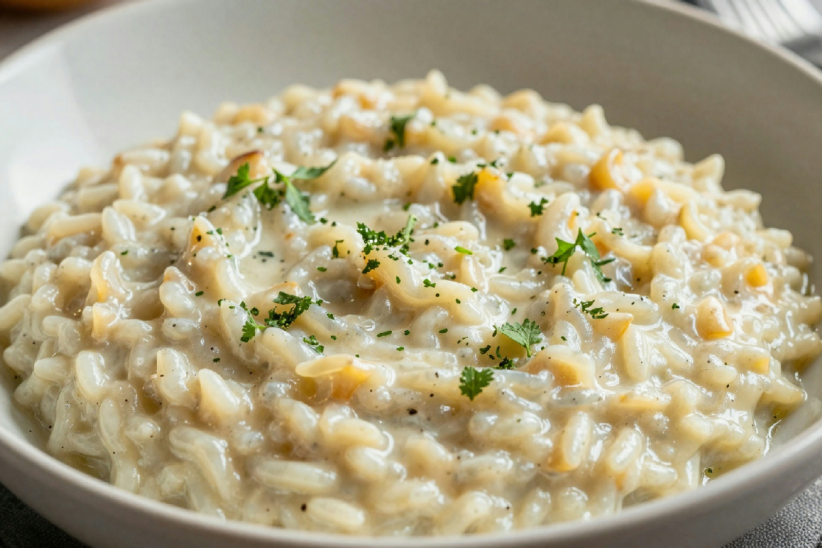 Risotto alle 3 P: prepara un primo piatto raffinato in meno di 30 minuti!